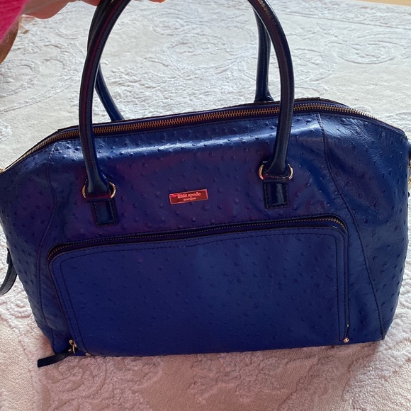 COPY - Kate Spade ostrich pattern leather large bag - Picture 2 of 11